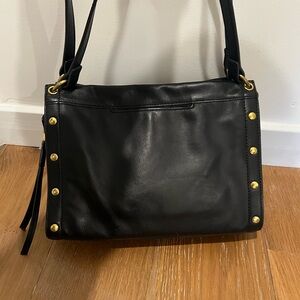 Fossil Black Leather Shoulder Bag